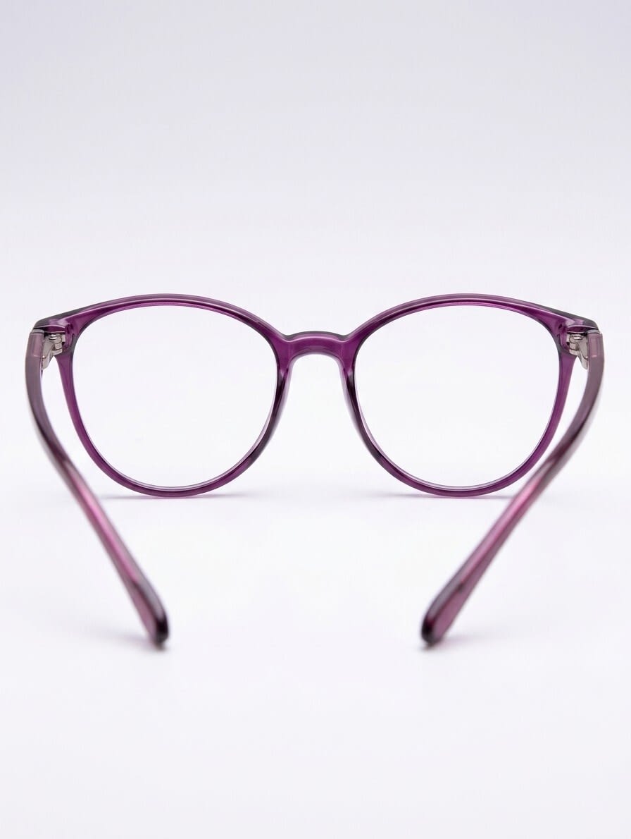 EYECONIC ARK | FLEXIBLE | ROUND FULL RIM FRAME | PURPLE | SIZE : M