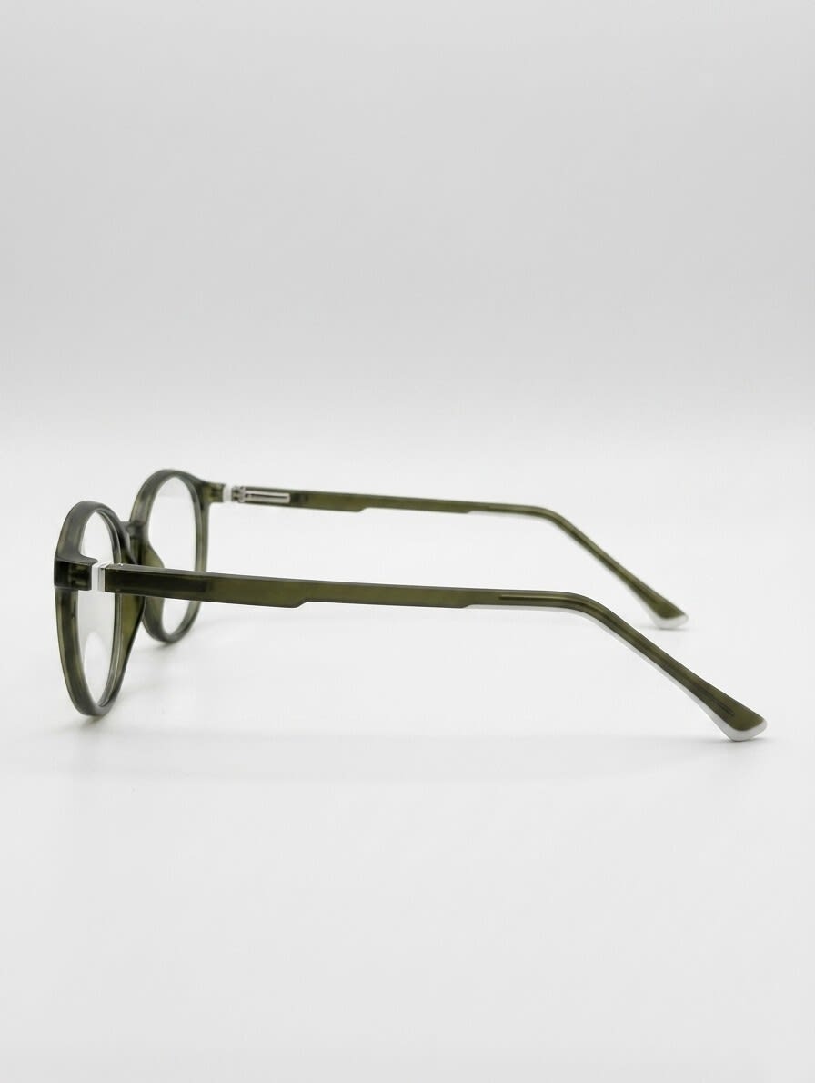 EYECONIC ARK | FLEXIBLE | ROUND FULL RIM FRAME | GREEN | SIZE : M