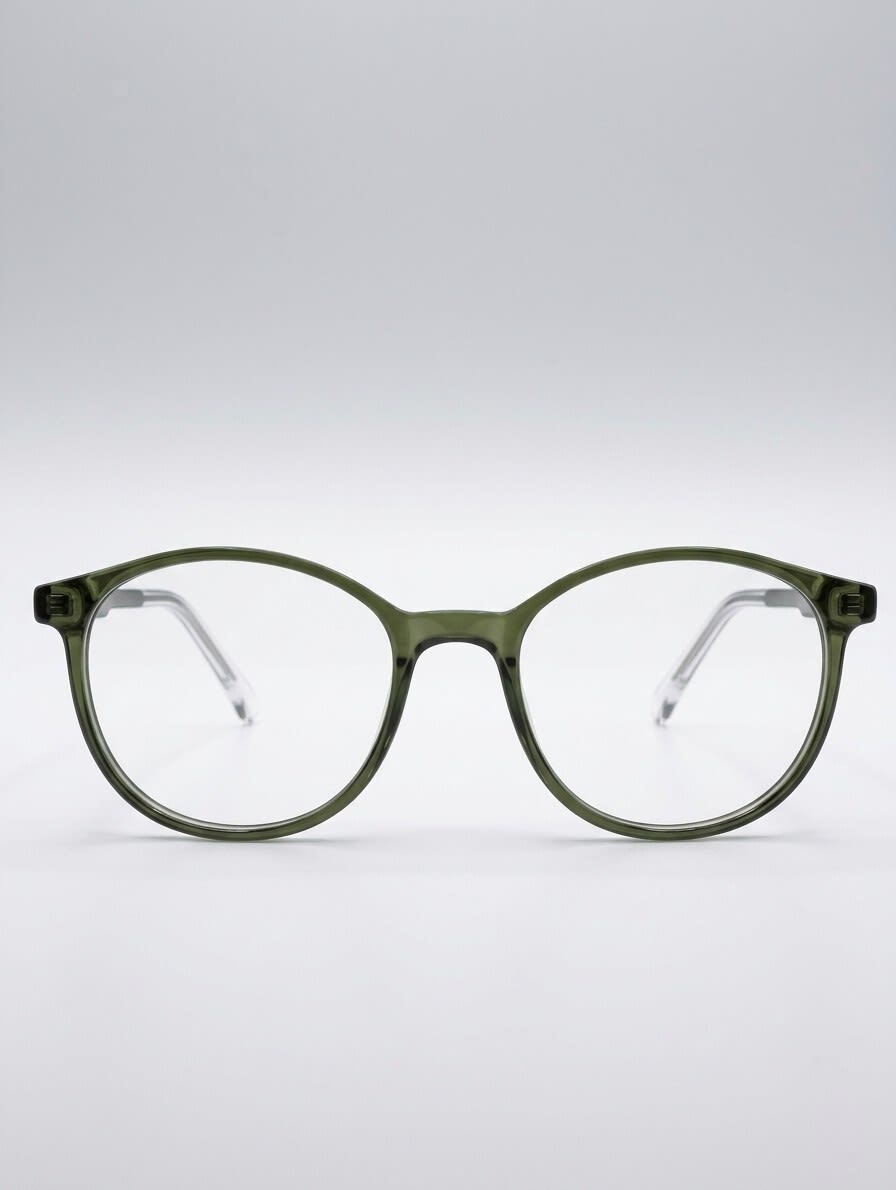 EYECONIC ARK | FLEXIBLE | ROUND FULL RIM FRAME | GREEN | SIZE : M