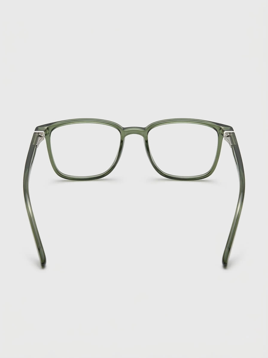 EYECONIC ARK | FLEXIBLE | SQUARE FULL RIM FRAME | GREEN | SIZE : M
