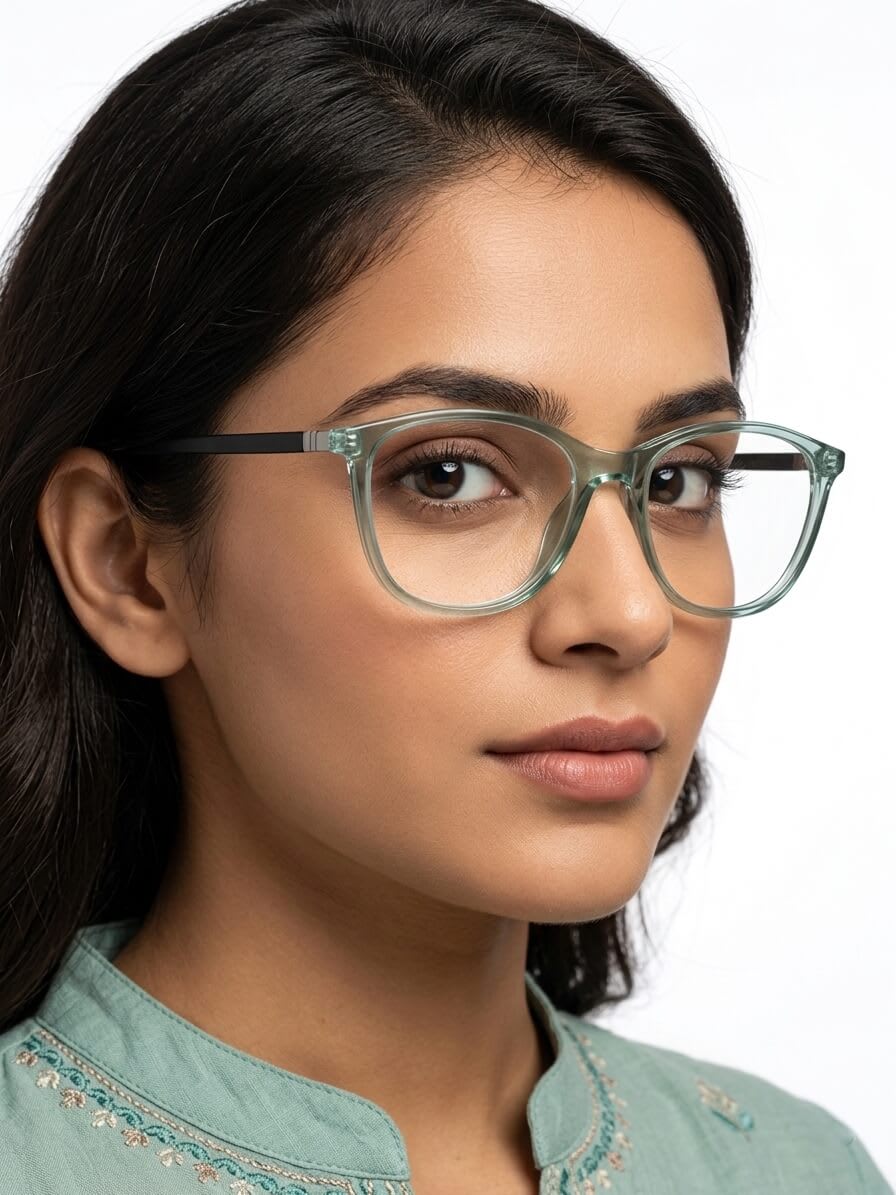 EYECONIC|CAT EYE | MINT GREEN | SIZE :- M