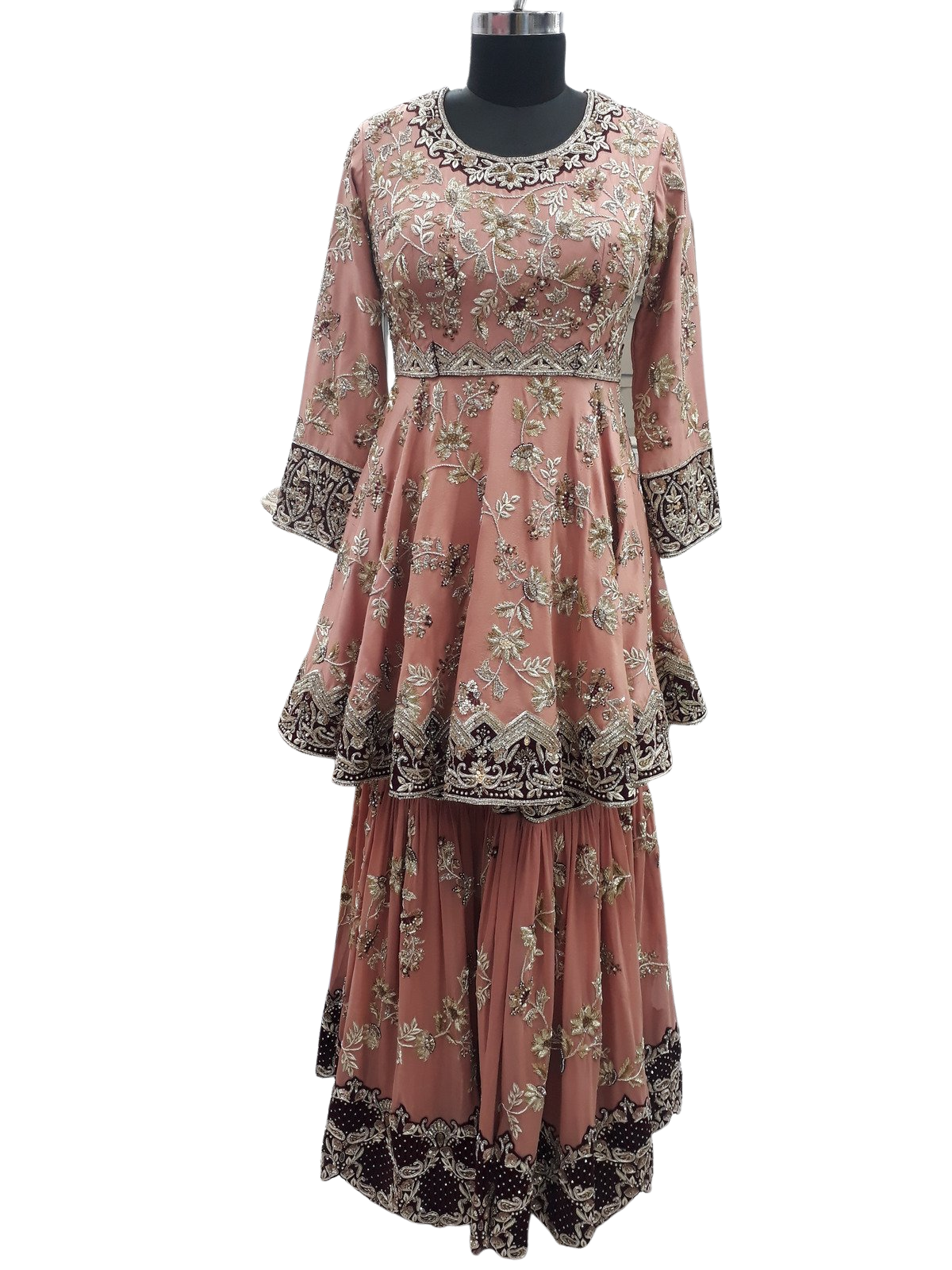 Elegant Handcrafted Anarkali2 Set