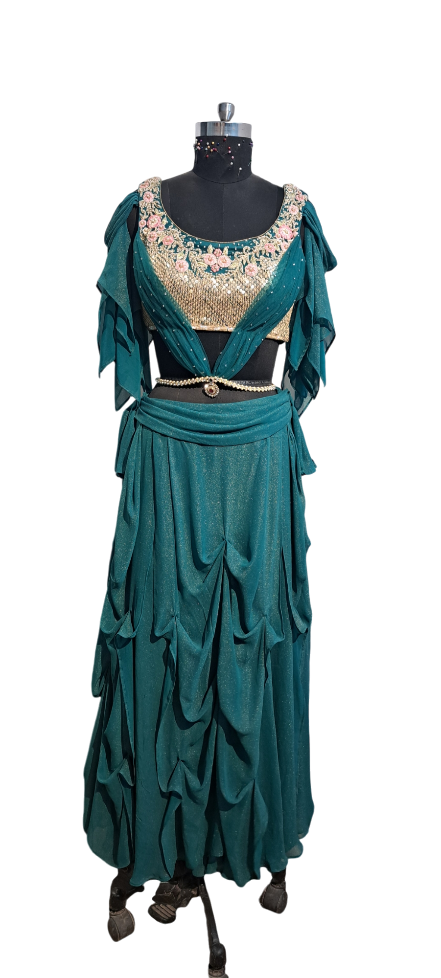 Elegant Handcrafted Lehenga2 Set
