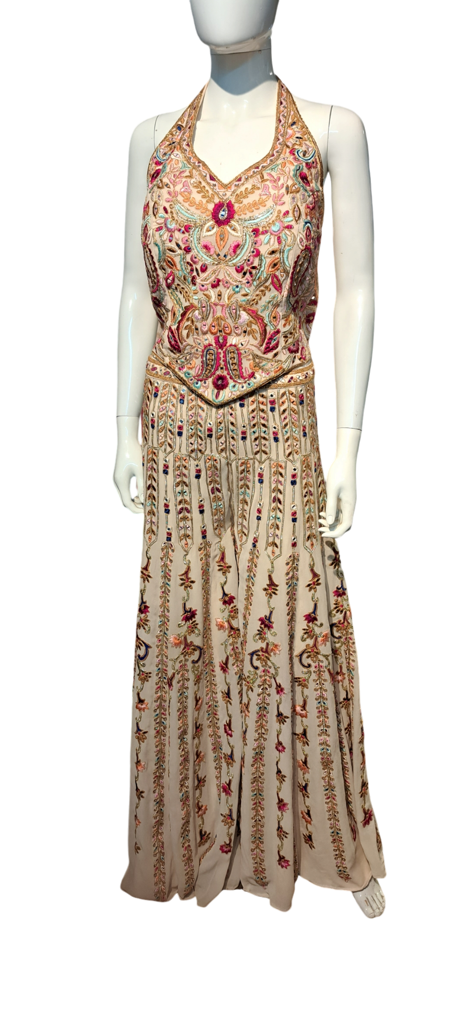 Elegant Handcrafted Lehenga Peach3 Set
