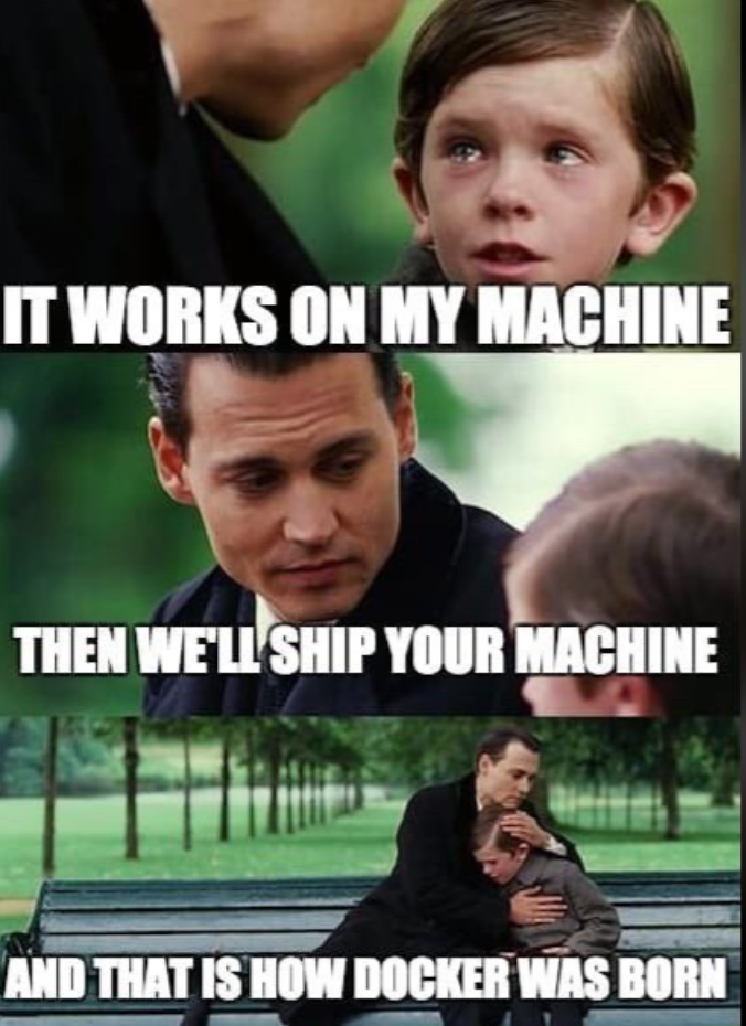 it works on my machine meme