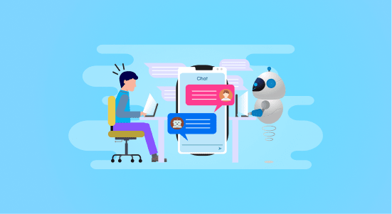 AI personalizing and automating text message replies in a mobile SMS marketing campaign