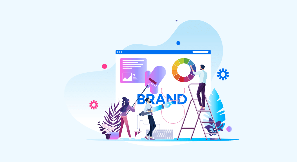 Marketer mapping a brand architecture hierarchy of brands and sub-brands
