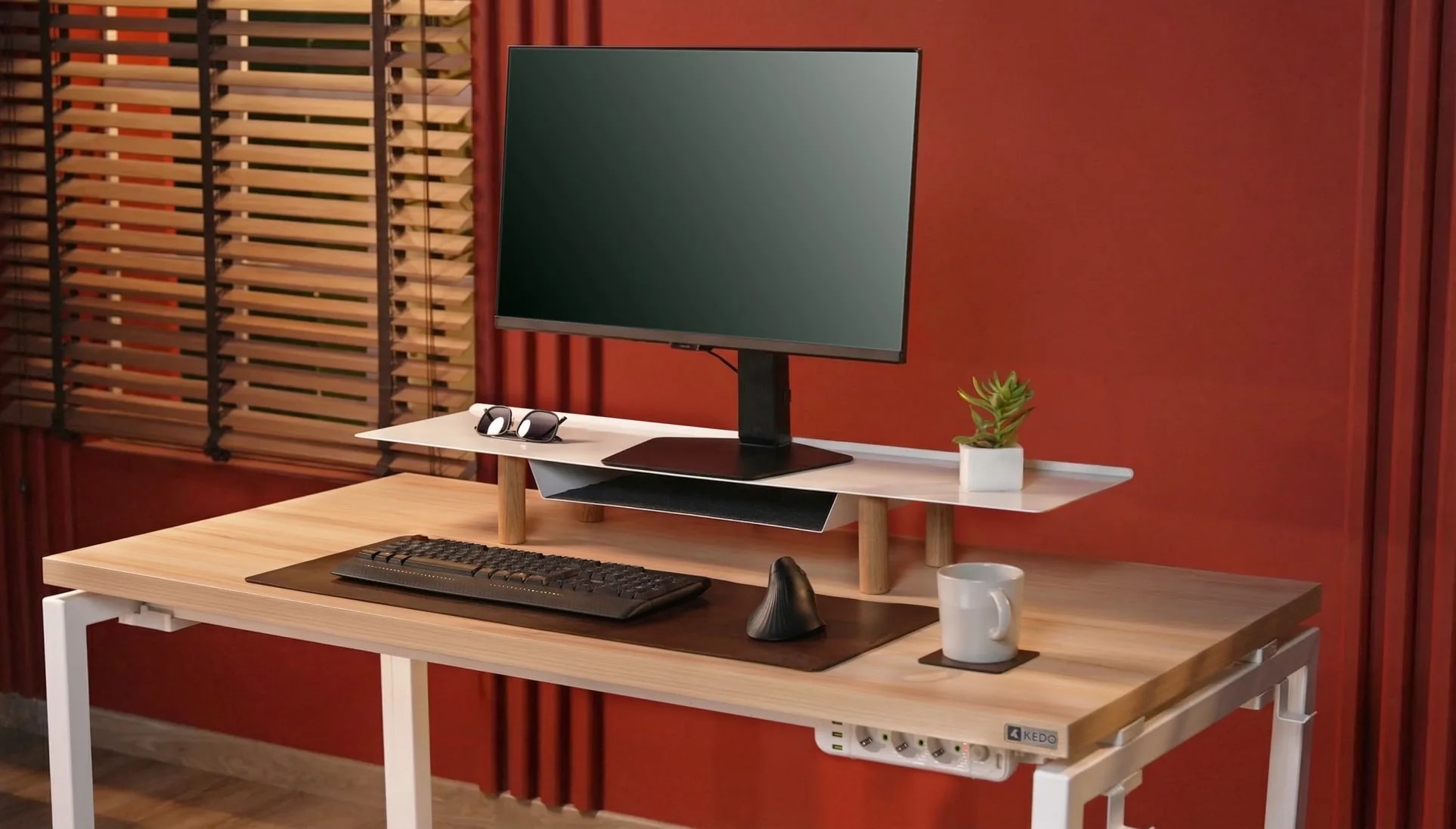 KEDO DESK + Desk Shelf — 10