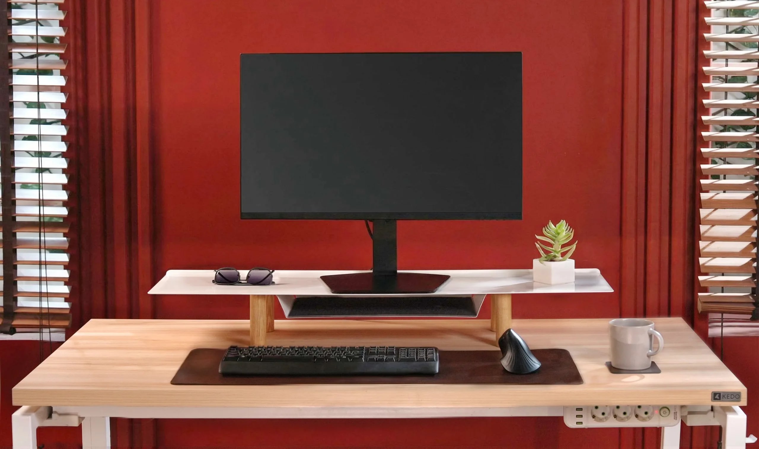 KEDO DESK + Desk Shelf — 1