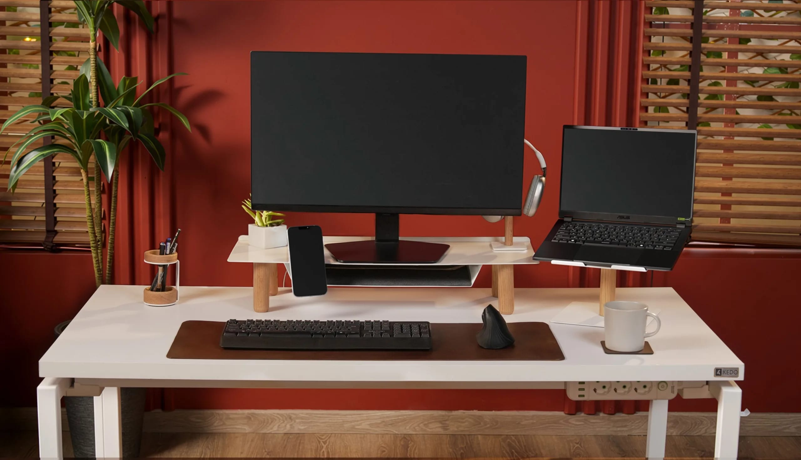 KEDO DESK + Desk Shelf — 4
