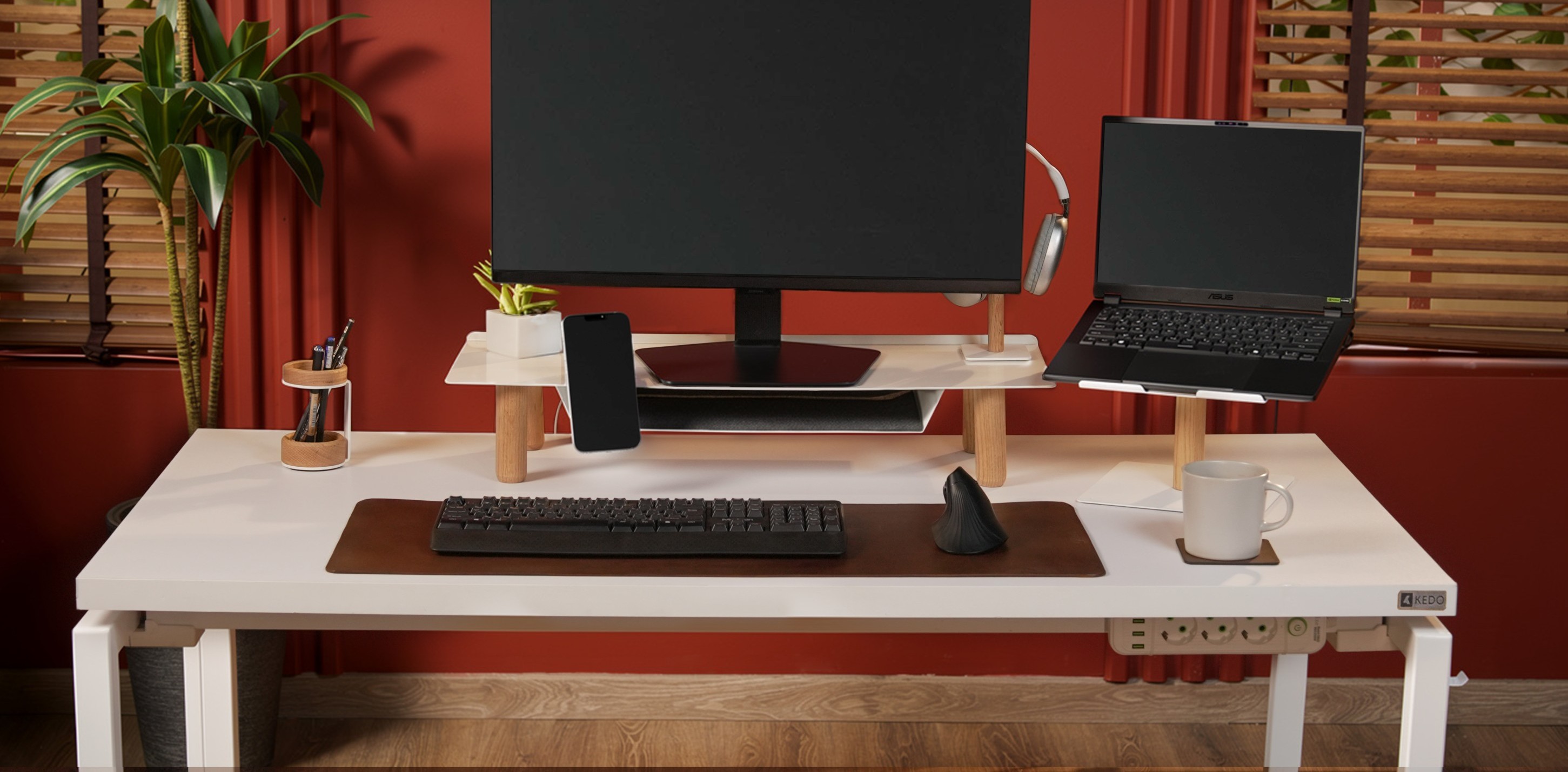 KEDO DESK + Desk Shelf — 3