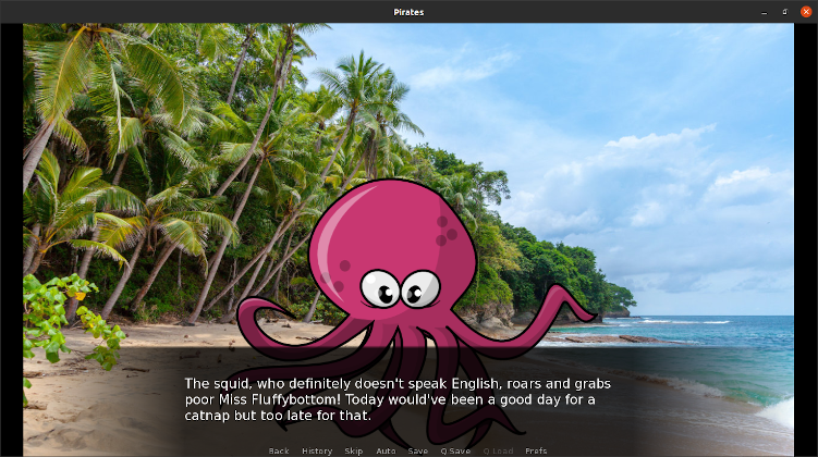 octopus on the beach