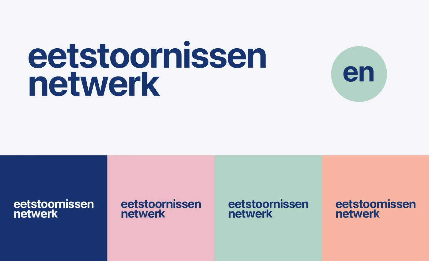 Key Agency case: Eetstoornissen Netwerk kleur gebruik