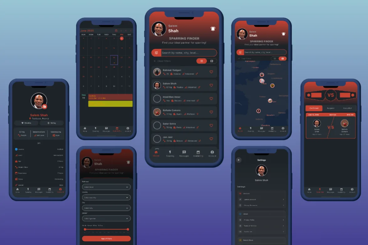 Sparring finder