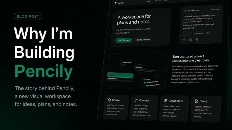 Why I'm Building pencil.ly
