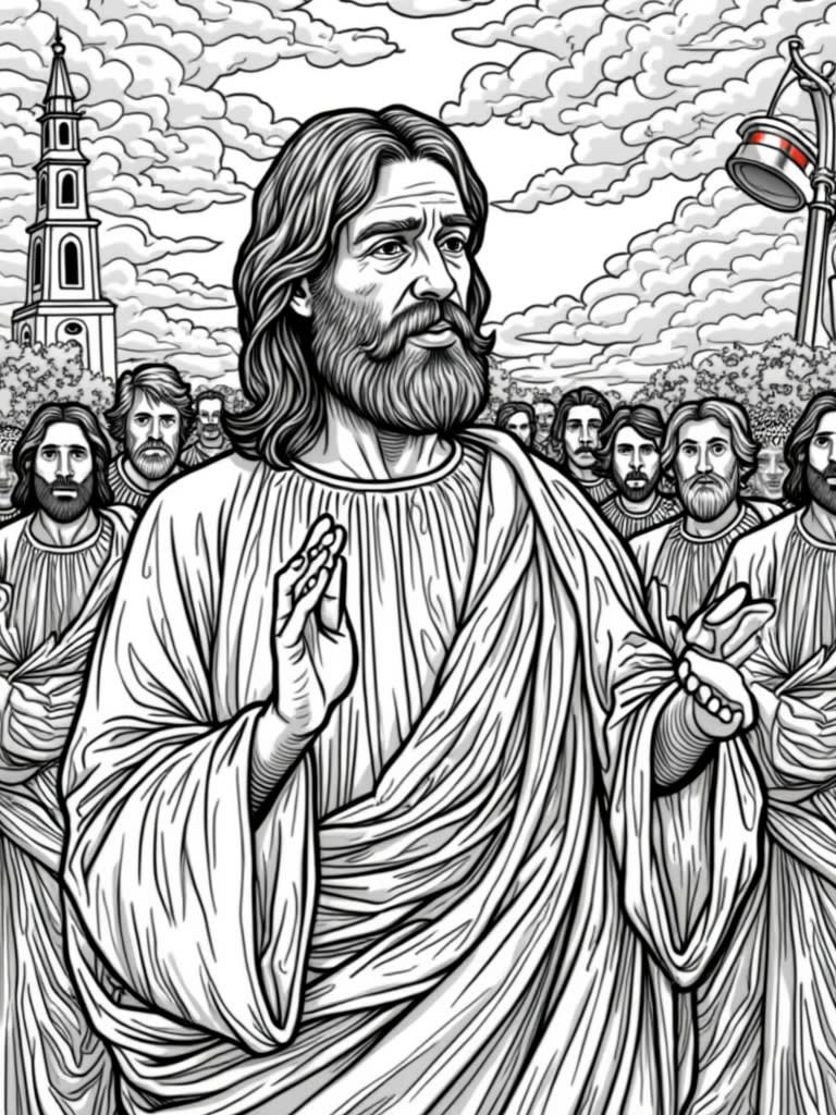 Legalizes Christianity freedom / Coloring Page / Learning Corner