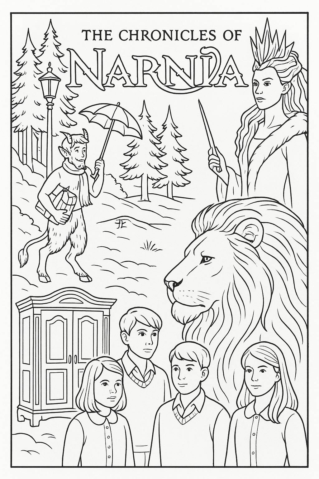 The Chronicles of Narnia / Coloring Page / Learning Corner