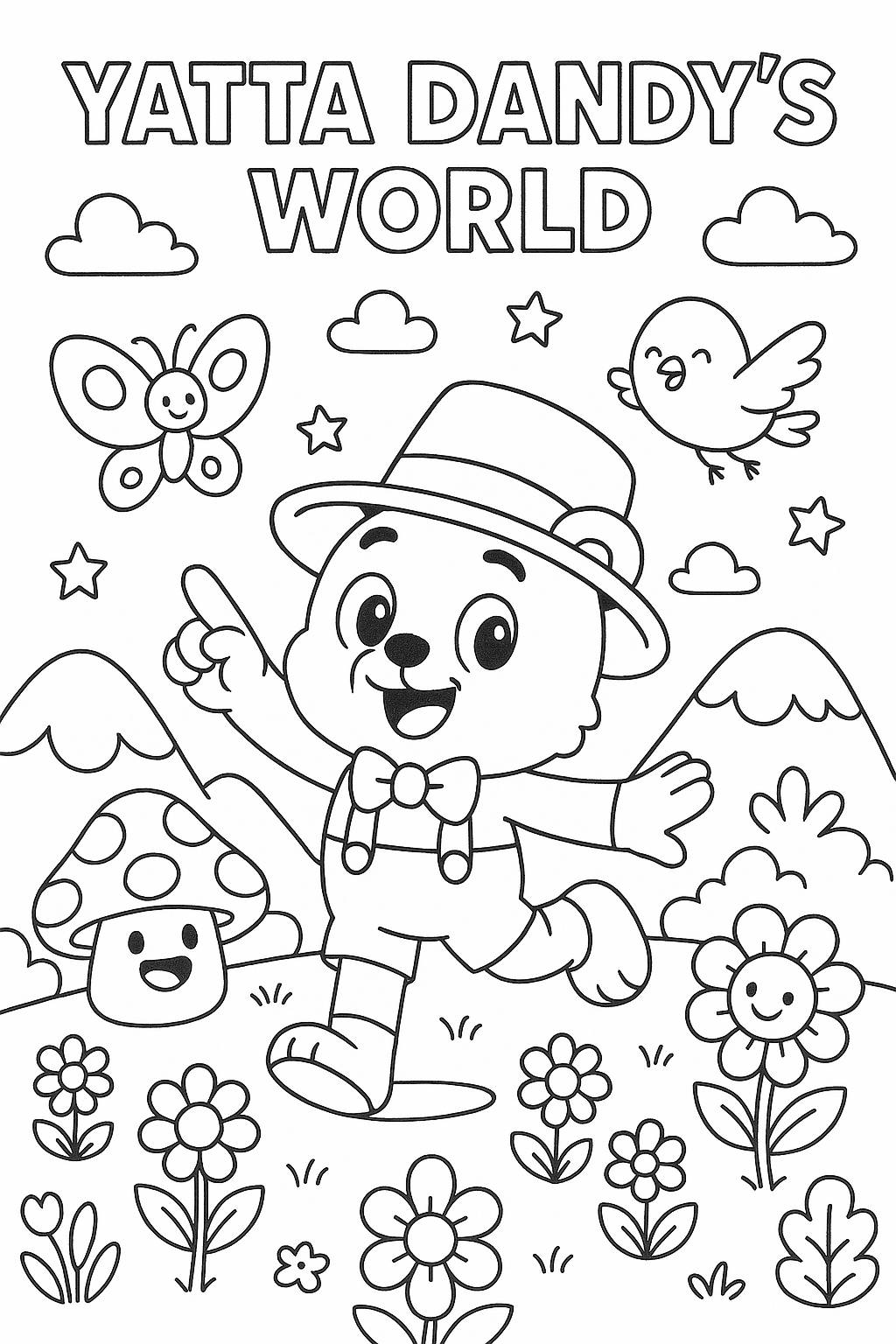 Yatta dandy’s world / Coloring Page / Learning Corner
