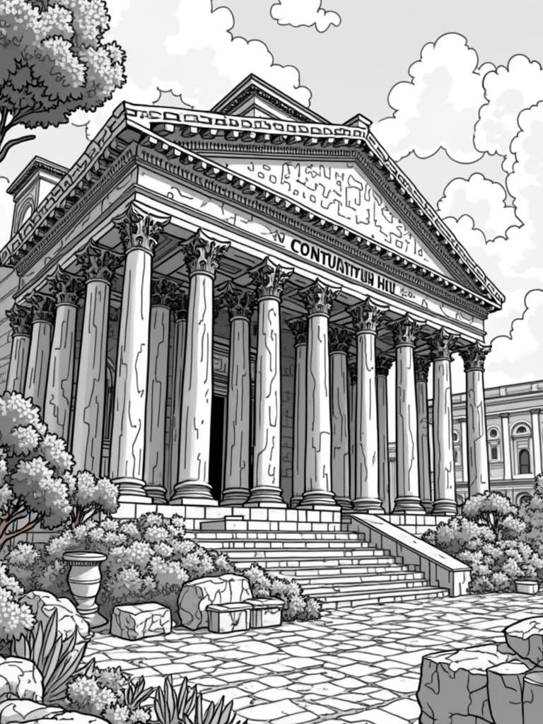 ancient rome / Coloring Page / Learning Corner
