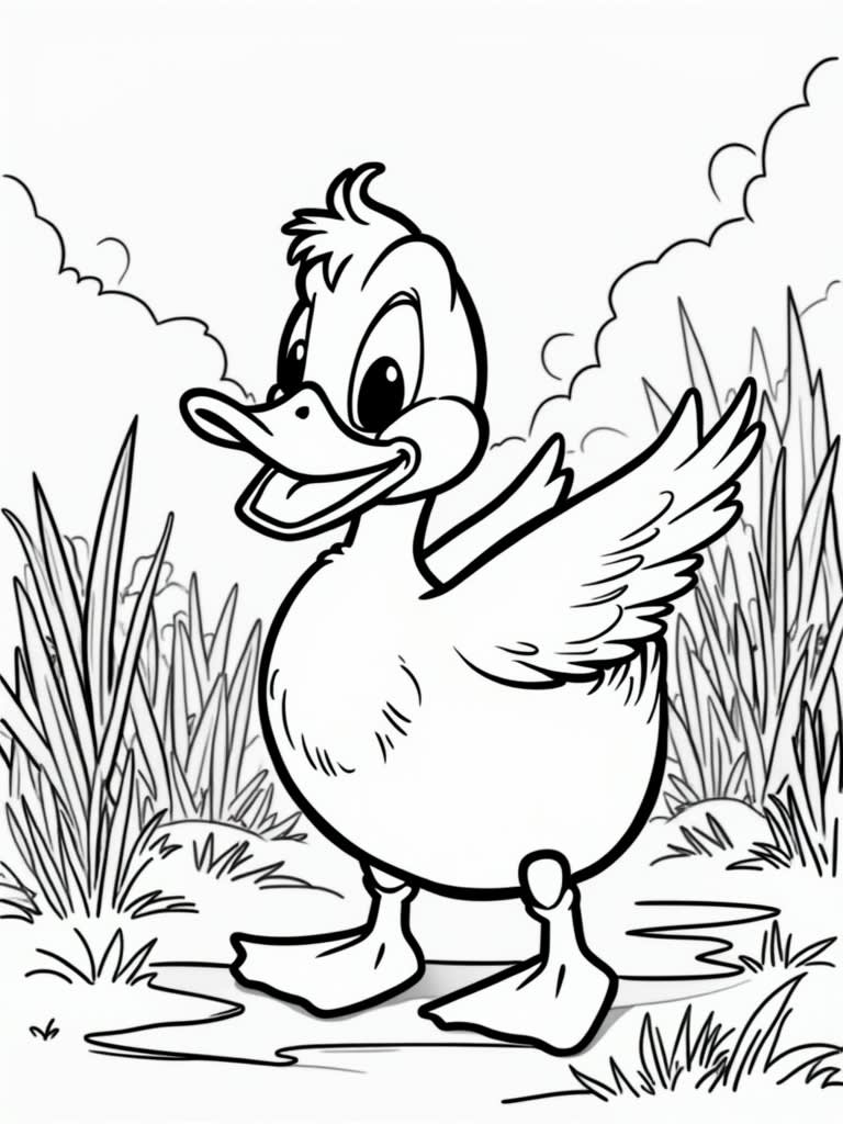 duck / Coloring Page / Learning Corner