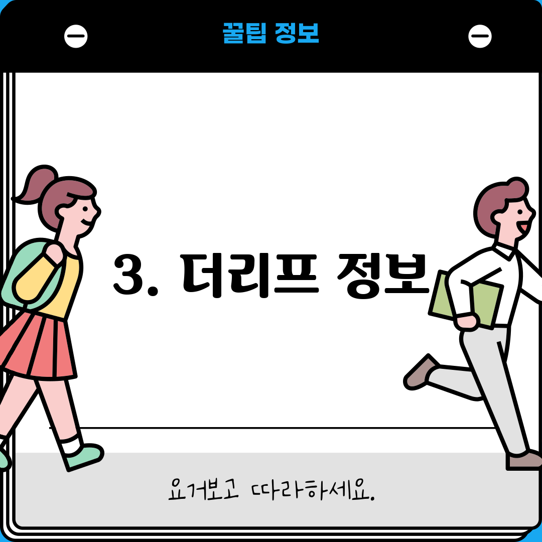 3. 더리프 정보