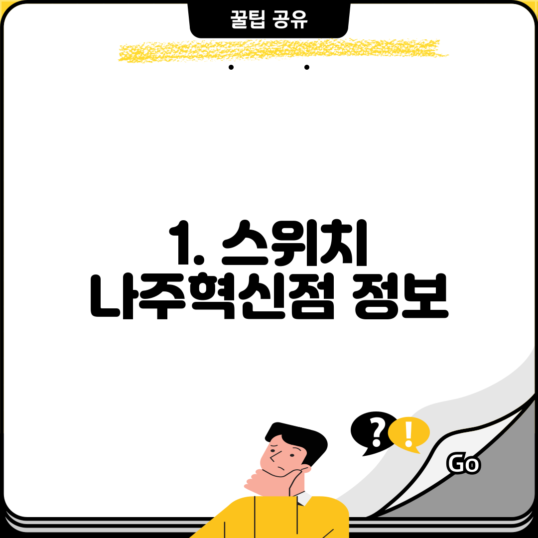 1. 스위치 나주혁신점 정보