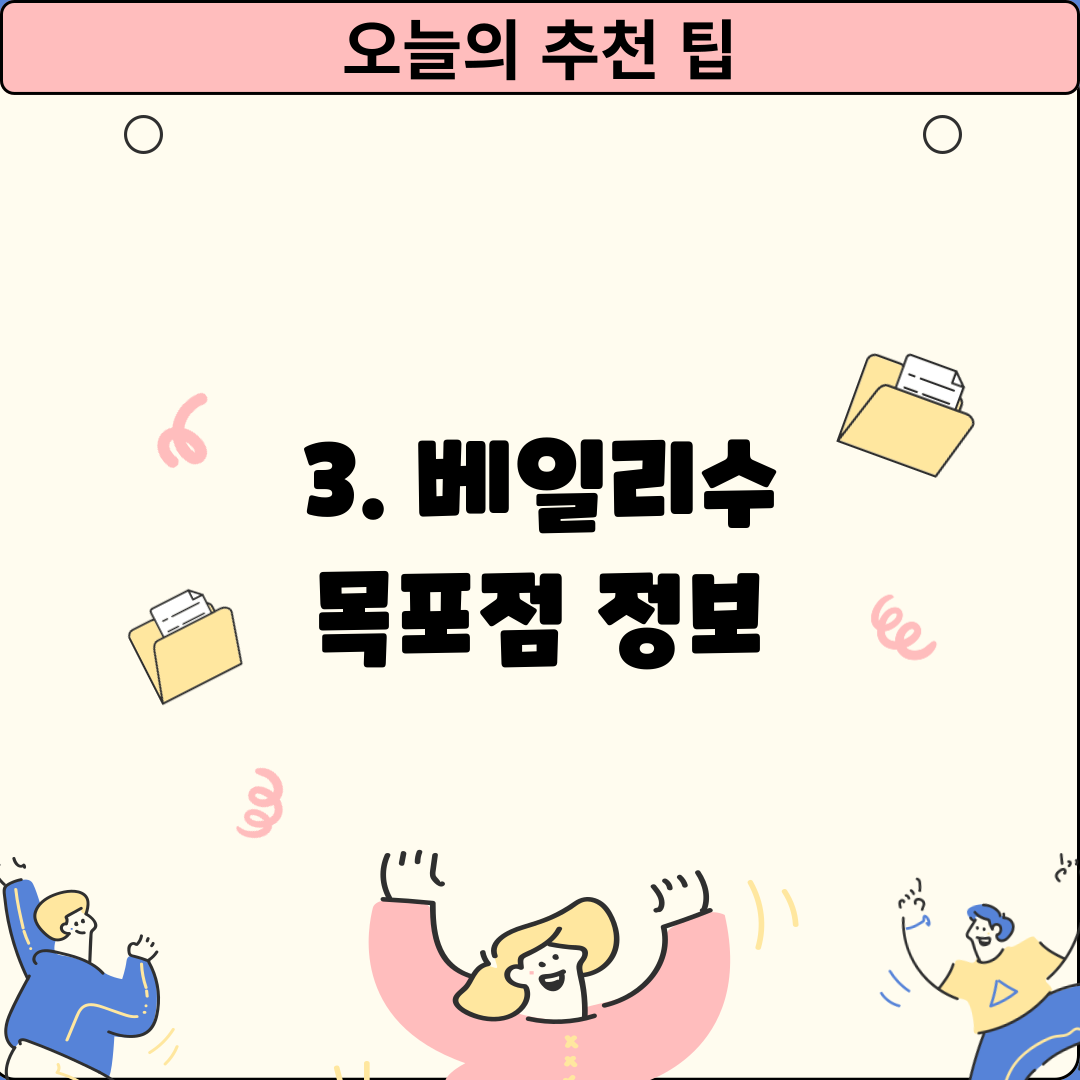 3. 베일리수 목포점 정보