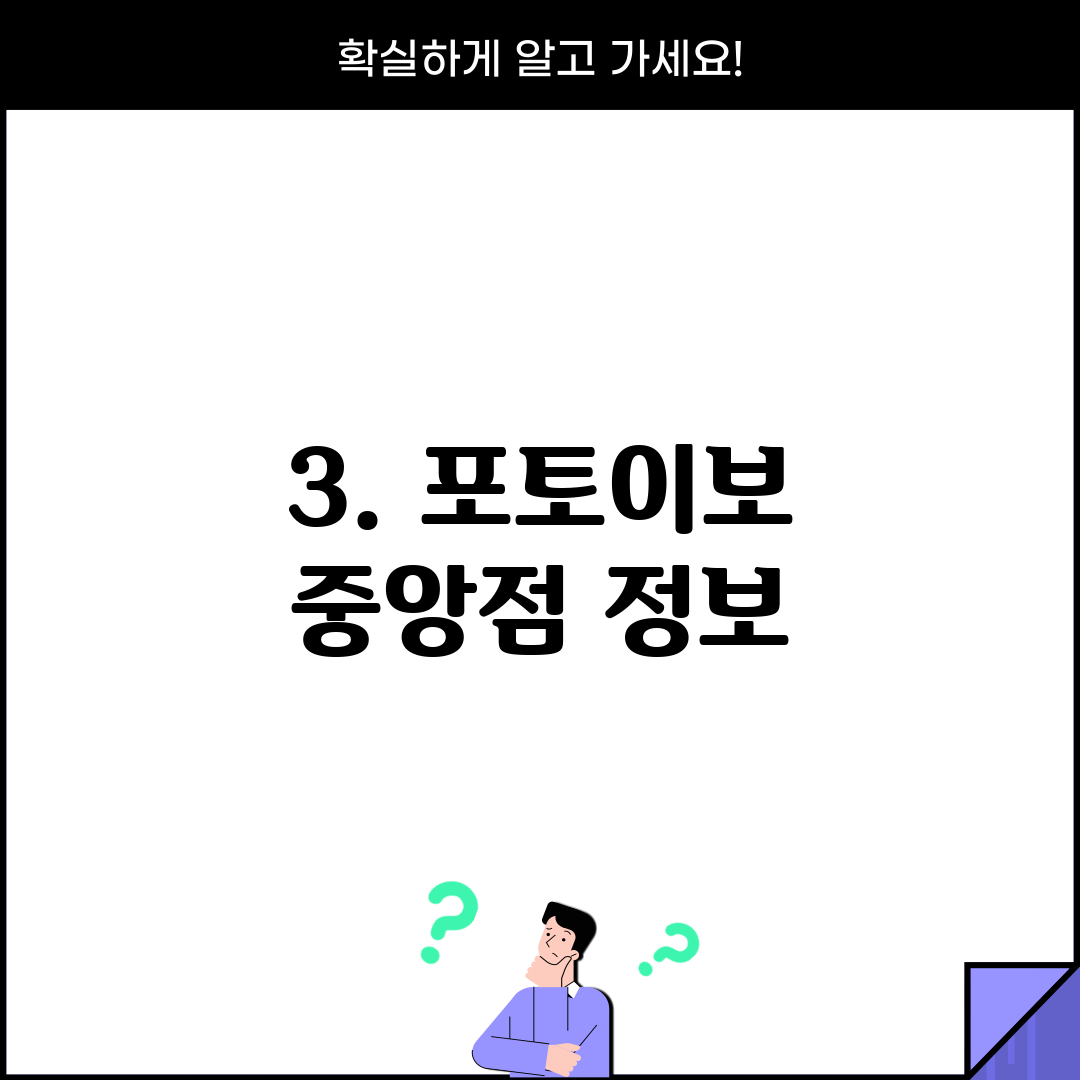 3. 포토이보 중앙점 정보