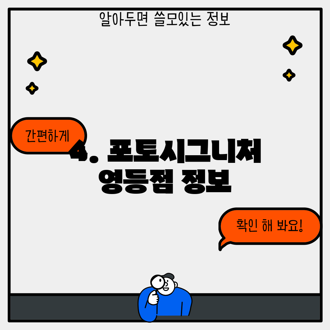 4. 포토시그니처 영등점 정보