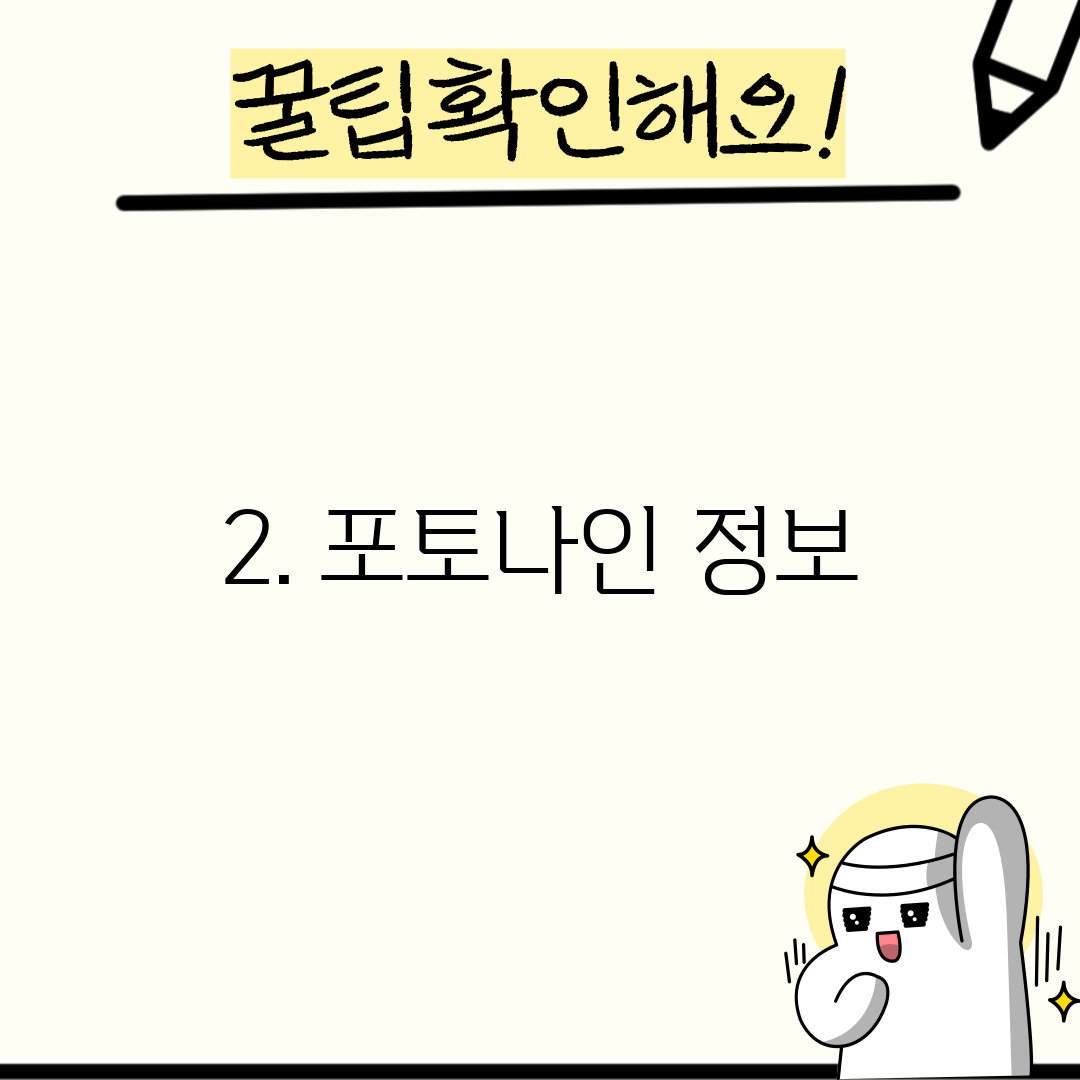 2. 포토나인 정보