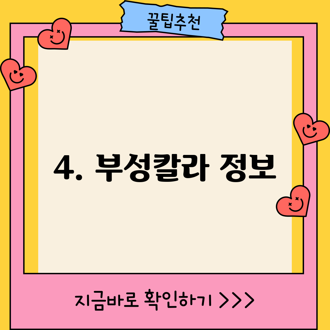 4. 부성칼라 정보