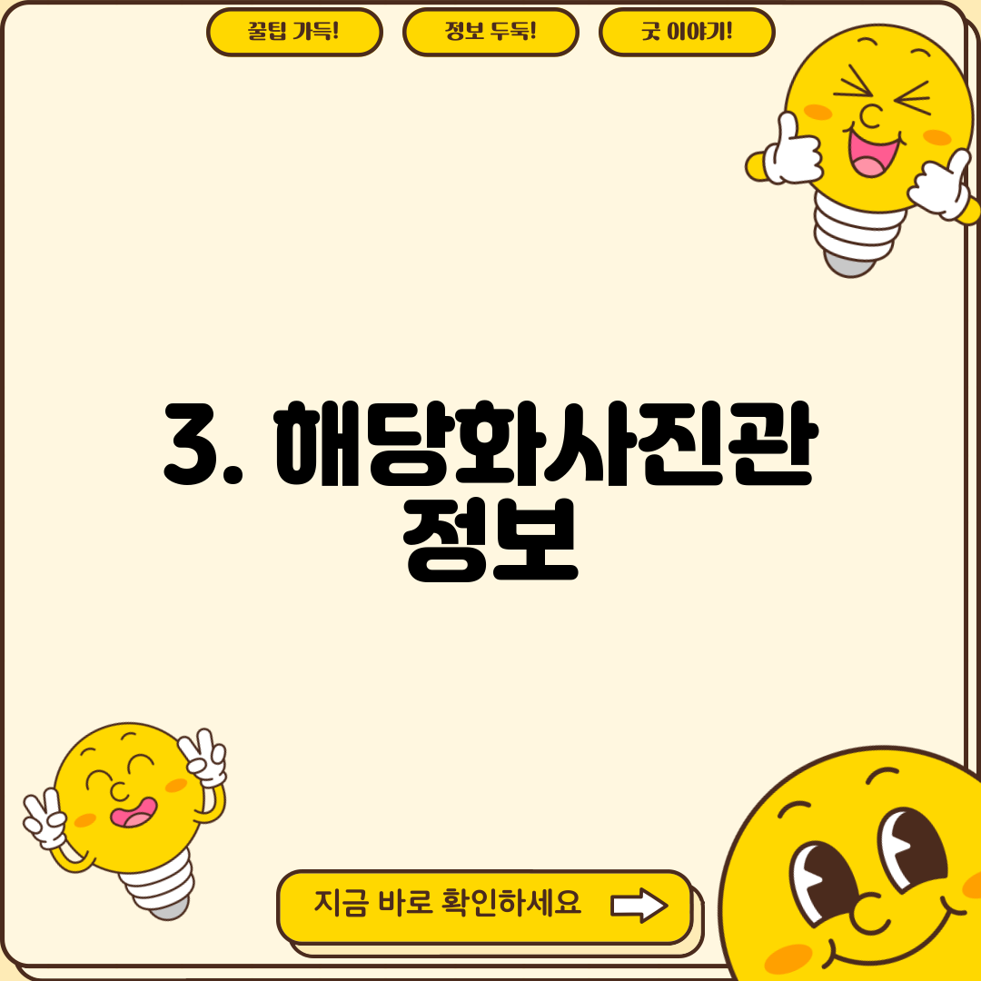 3. 해당화사진관 정보