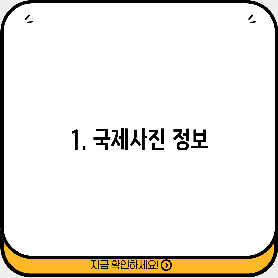 1. 국제사진 정보