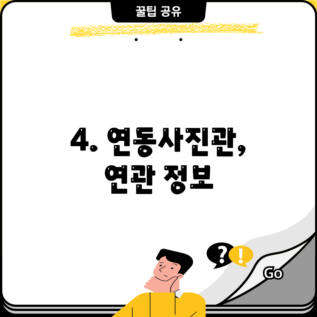 4. 연동사진관, 연관 정보