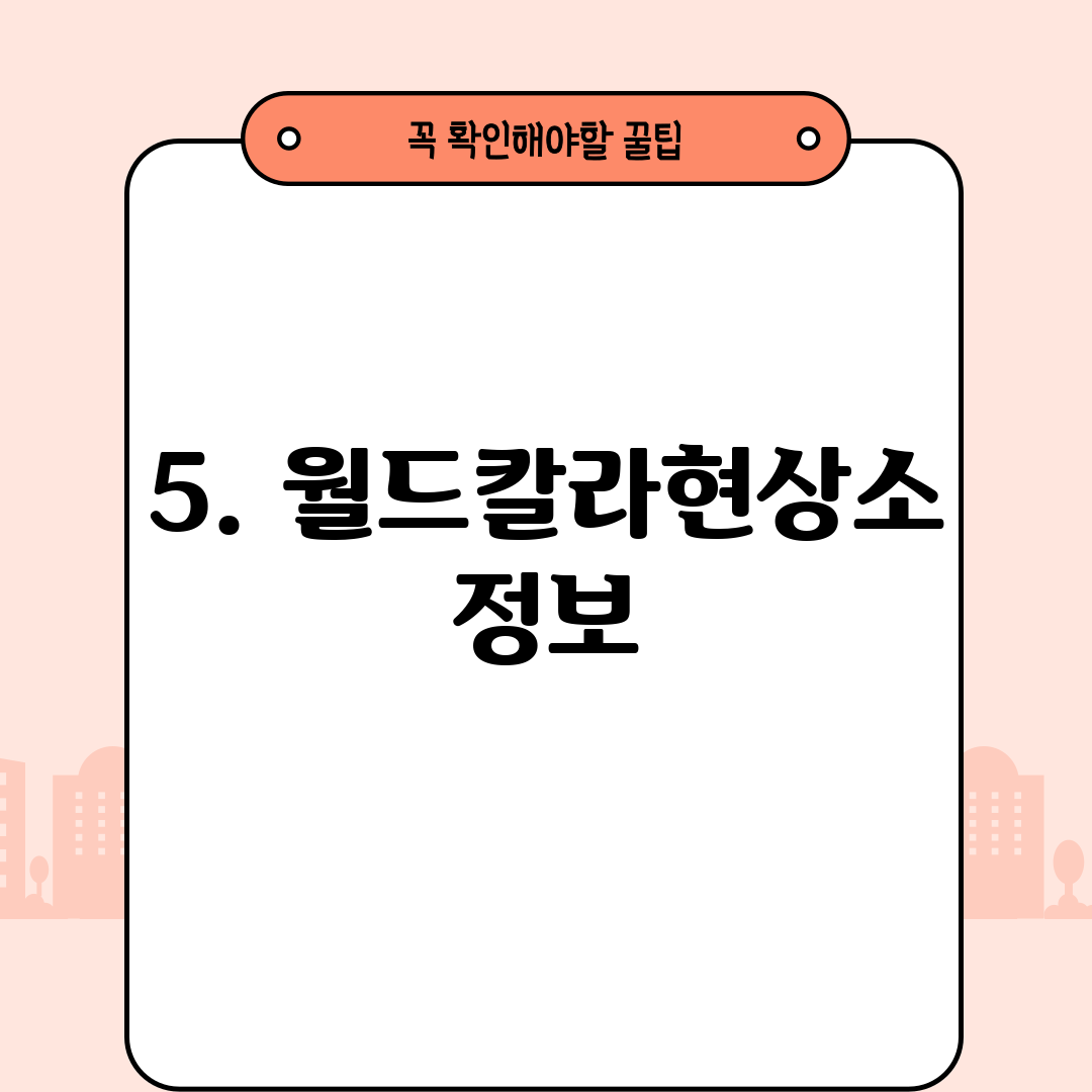 5. 월드칼라현상소 정보