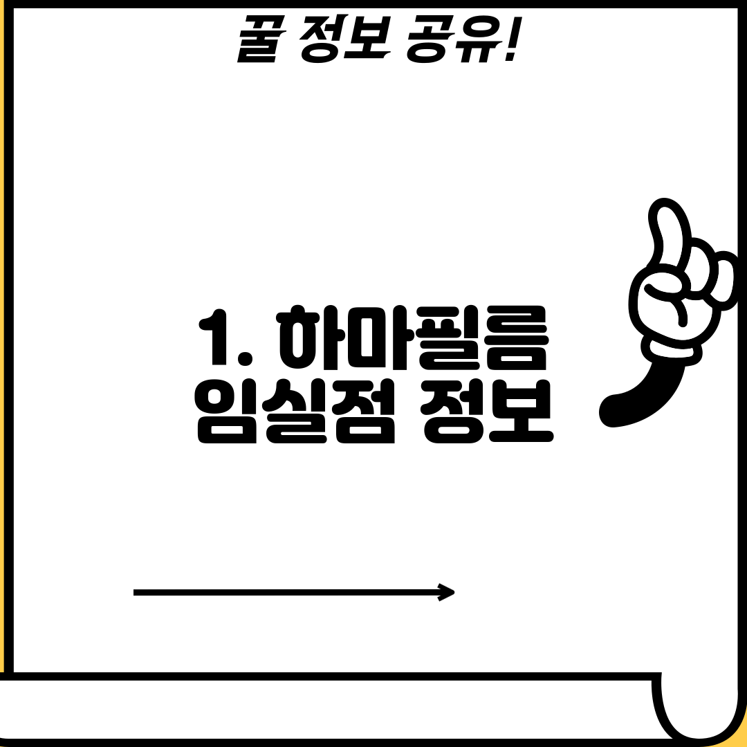1. 하마필름 임실점 정보