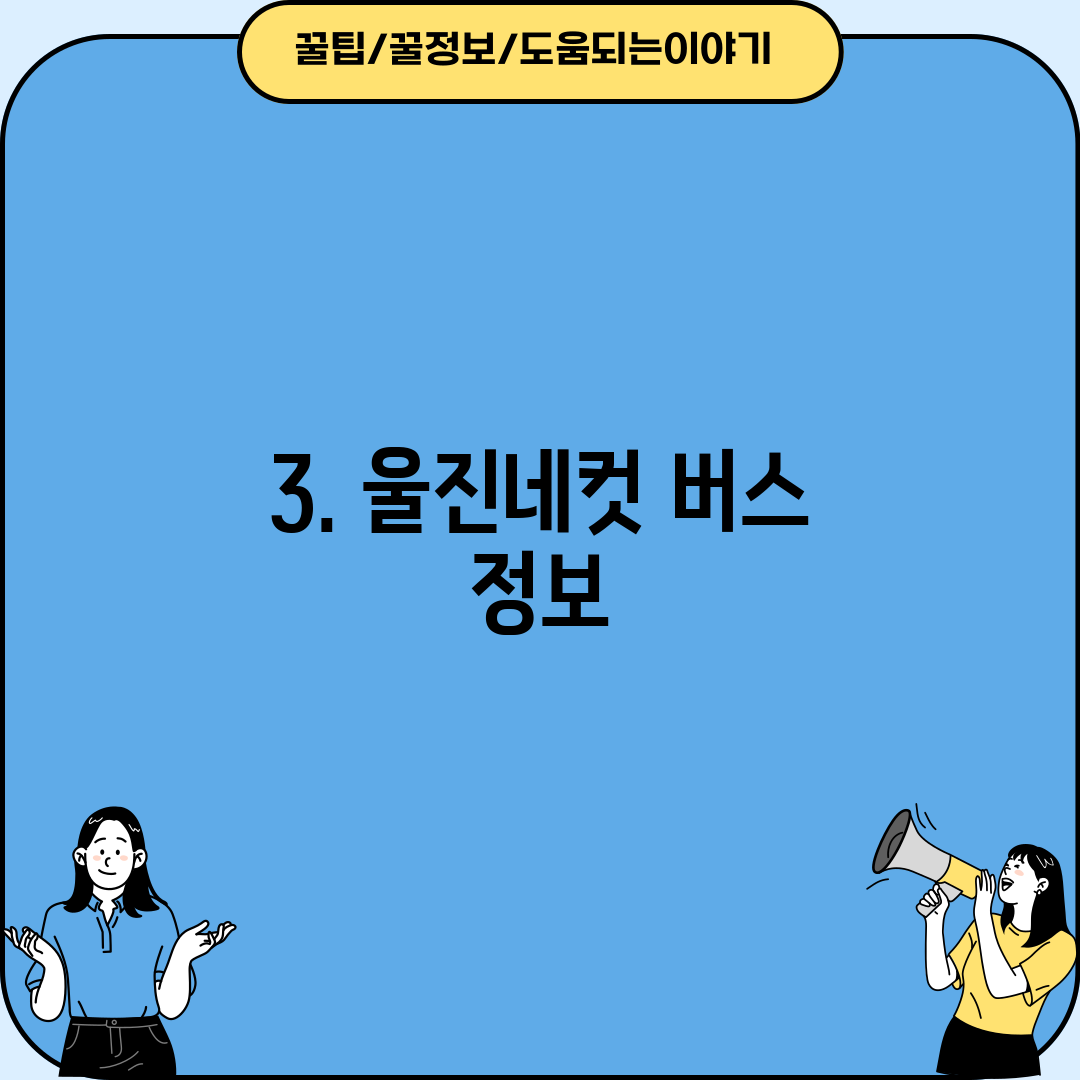 3. 울진네컷 버스 정보