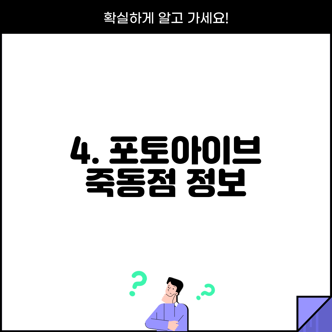 4. 포토아이브 죽동점 정보