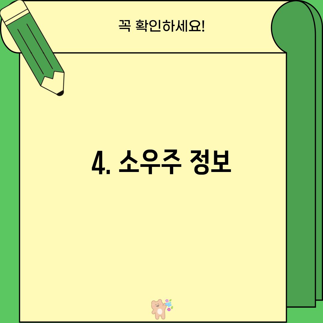 4. 소우주 정보