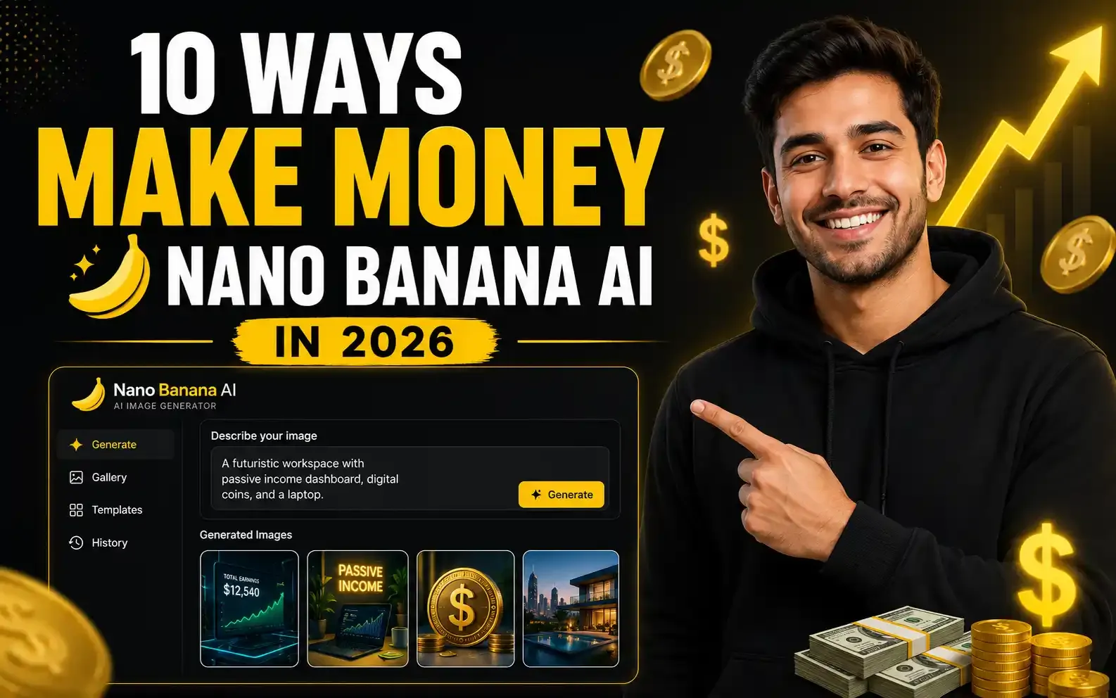 10 ways to make money with Nano Banana AI image generator in 2026