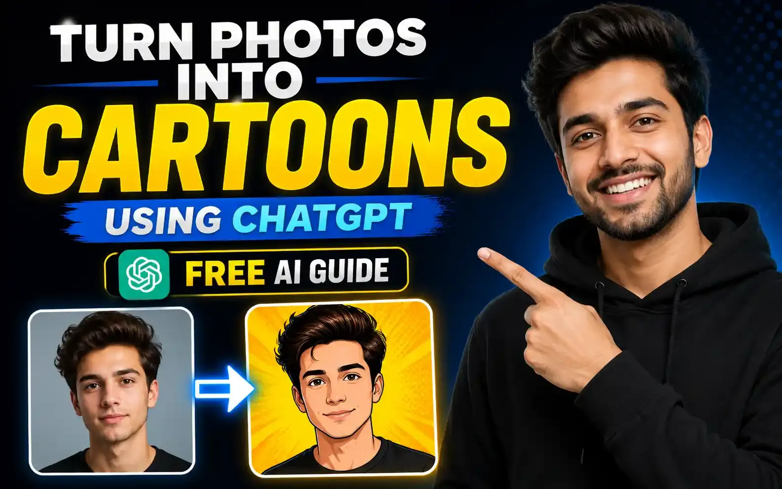 How to turn photos into cartoon styles using ChatGPT image generation