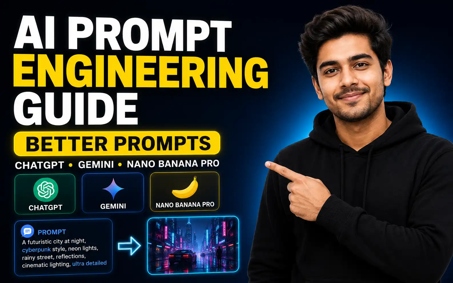 AI image prompt engineering guide for ChatGPT, Gemini and Nano Banana Pro
