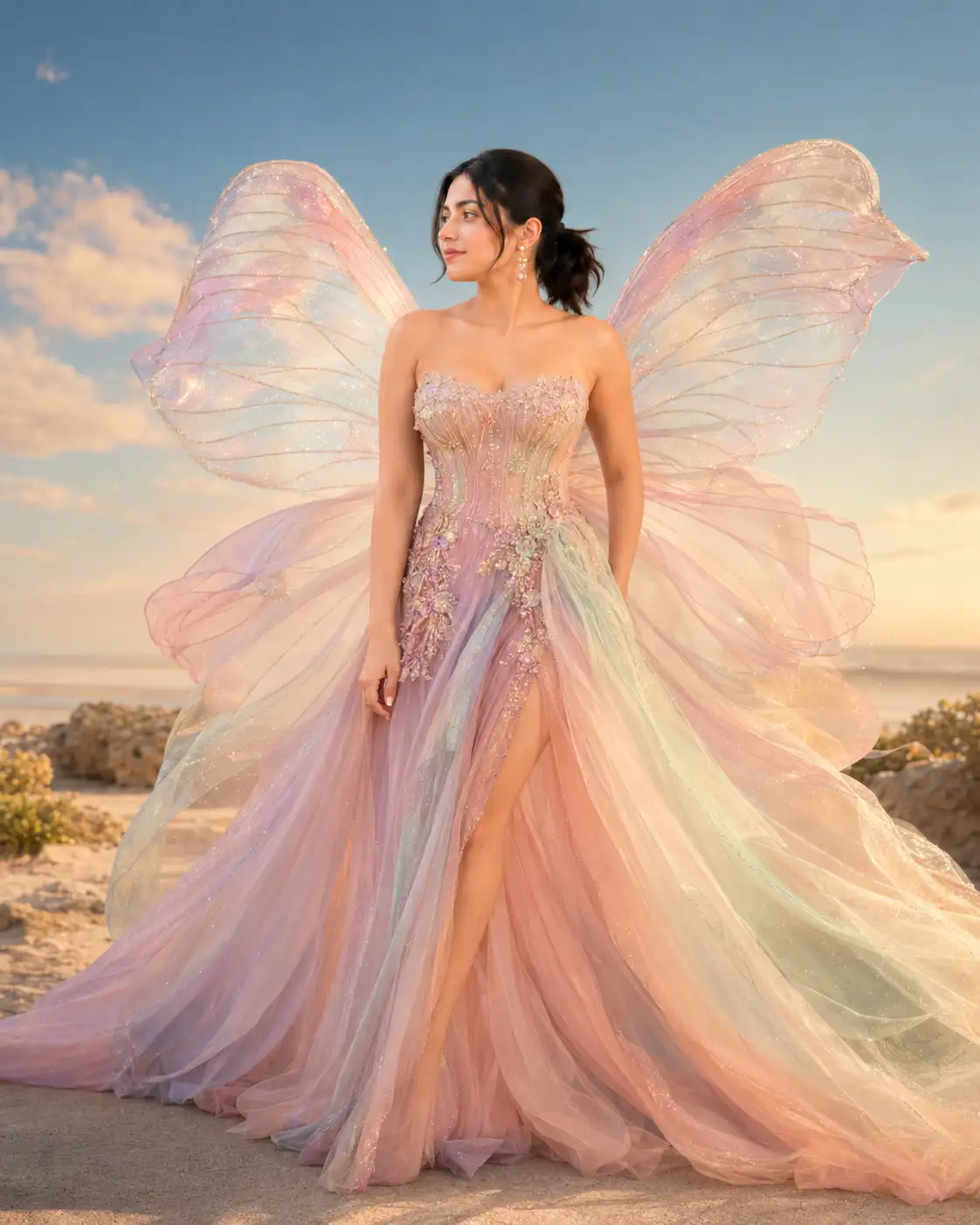 ChatGPT Butterfly Couture Wings Prompt - ChatGPT Generated Prompt Result (After)