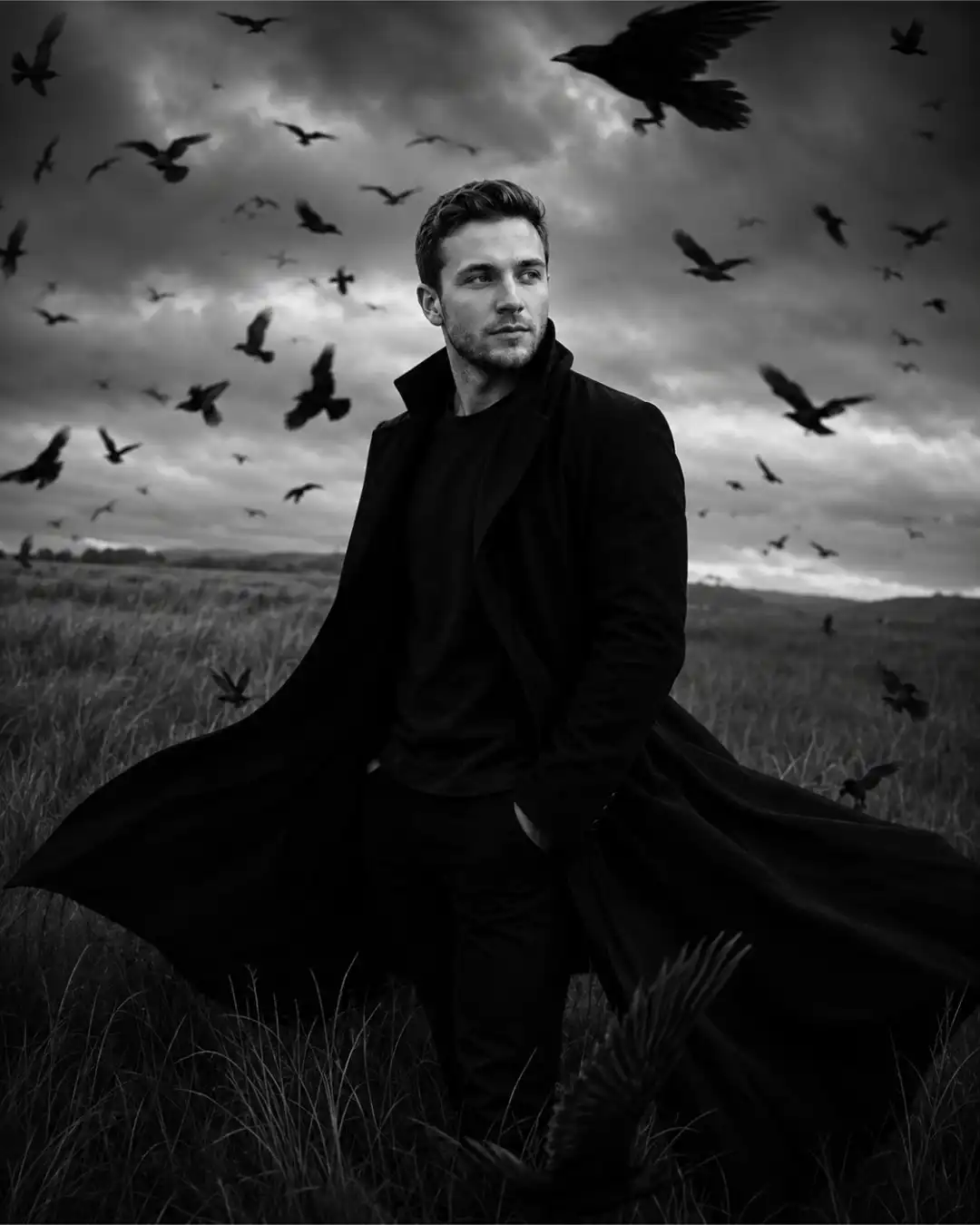 ChatGPT Dark Gothic Crow Portrait Prompt - ChatGPT Generated Prompt Result (After)