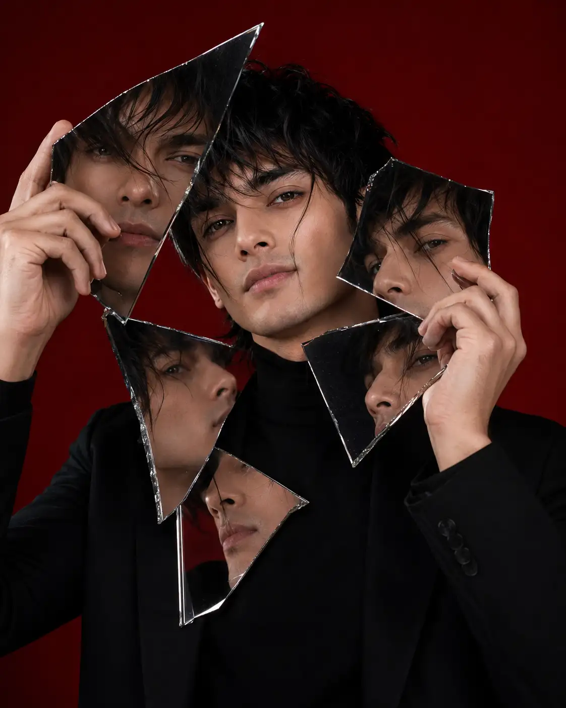 ChatGPT Broken Mirror Fashion Portrait Prompt - ChatGPT Generated Prompt Result (After)