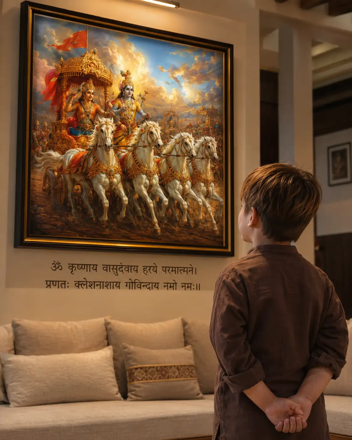 Bhagavad Gita Prompts for Cinematic Spiritual AI Portraits - ChatGPT Gallery Image 1