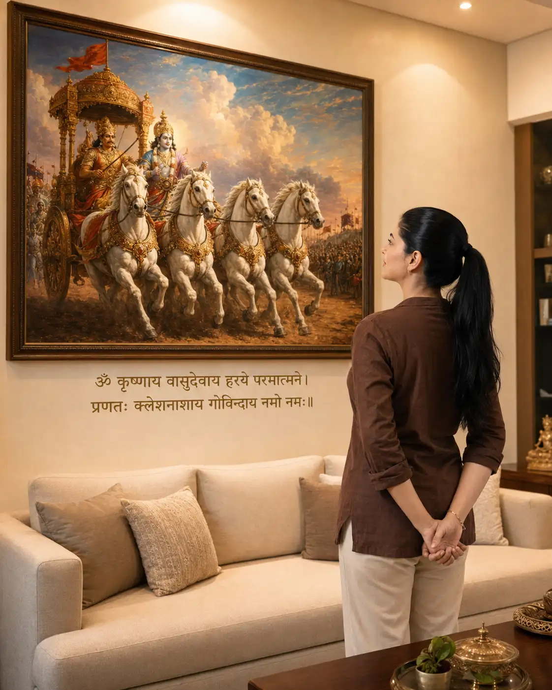 Bhagavad Gita Prompts for Cinematic Spiritual AI Portraits - ChatGPT Gallery Image 2