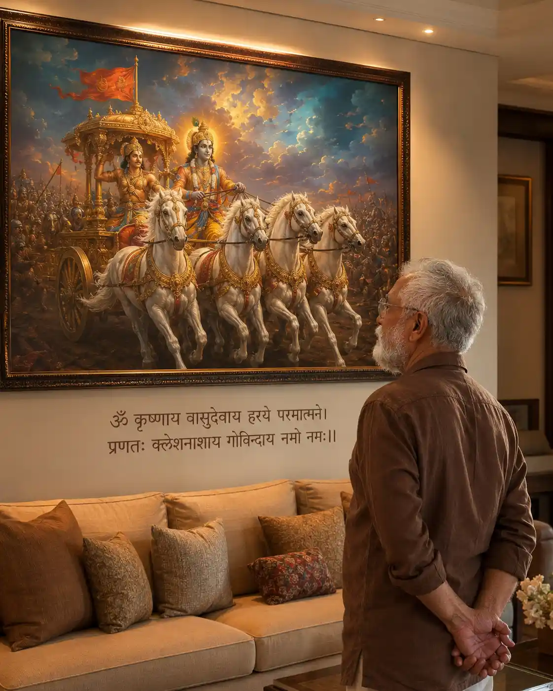 Bhagavad Gita Prompts for Cinematic Spiritual AI Portraits - ChatGPT Gallery Image 3