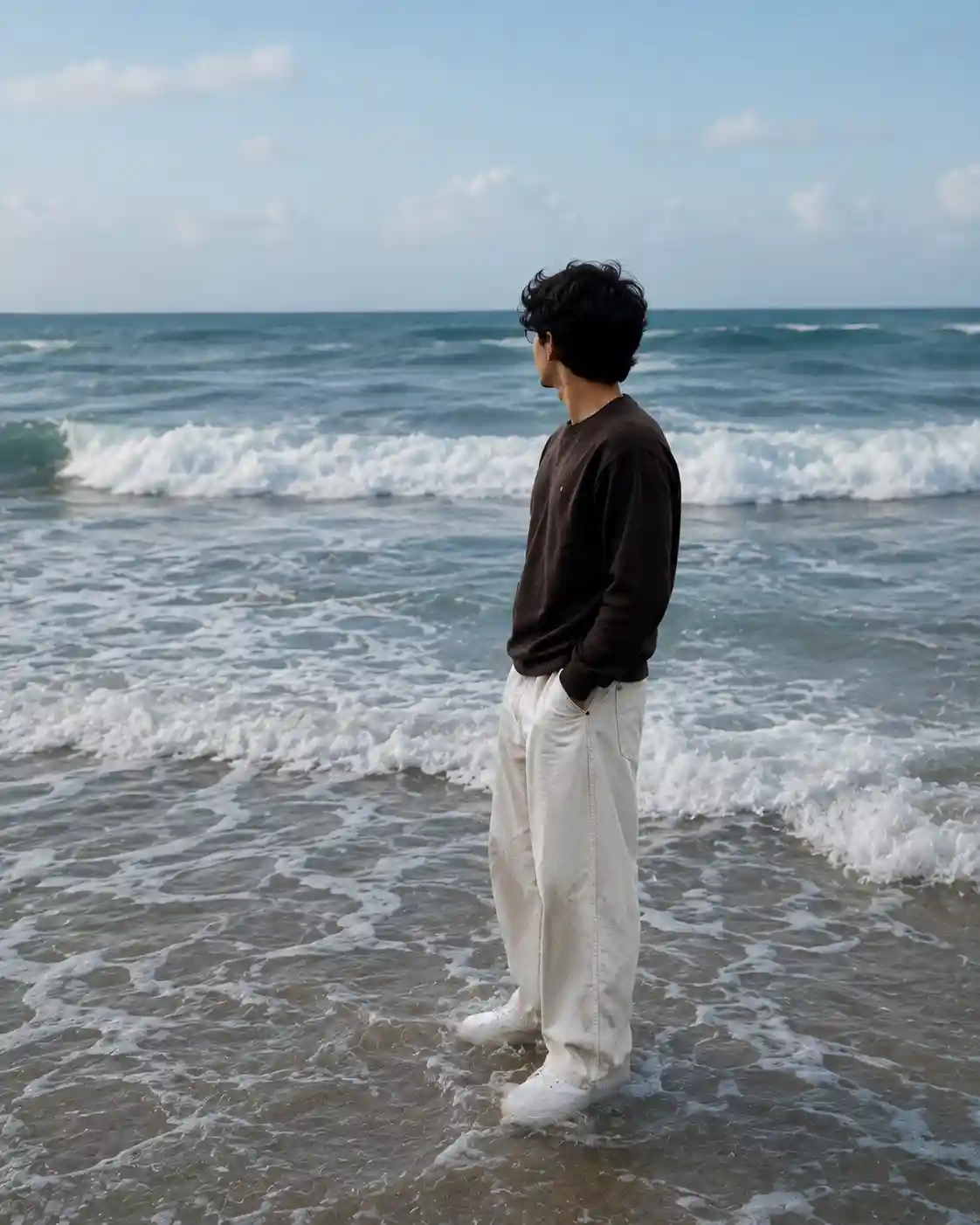 Ultra-Realistic Ocean Beach Background Replacement Identity Preservation AI Prompt - ChatGPT Prompt Result (After)