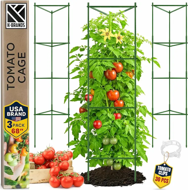 Elegant Garden Tomato Trellis – Extra Tall Plant Support Stakes